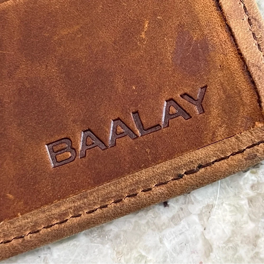 NEW Men's Western Fur on Cowhide Bi-Fold Wallet